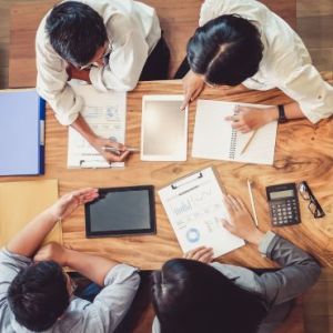 A marketing system designed to support lead generation and long-term positioning